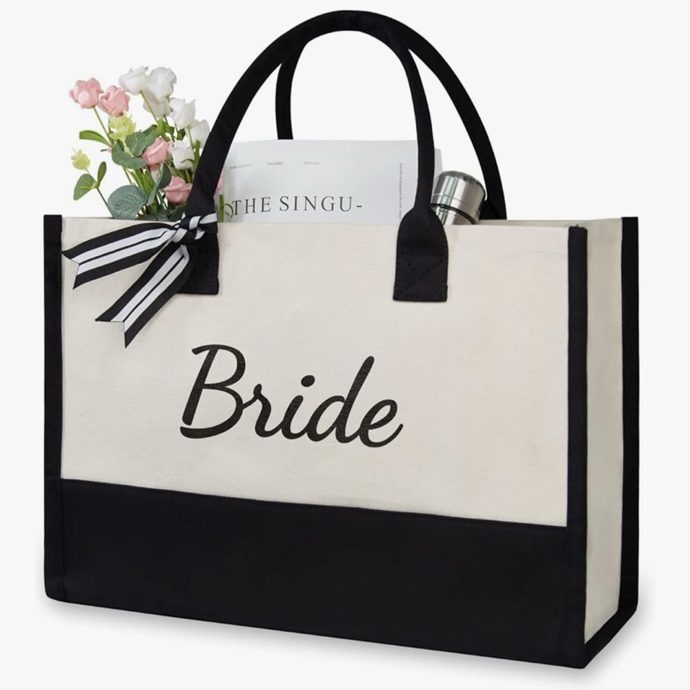 Bride Tote and Accessories Set